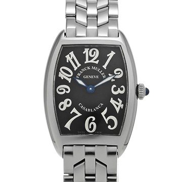 フランクミュラー トノウカーベックス 1752QZ ブラック レディース 時計 【中古】【wristwatch】