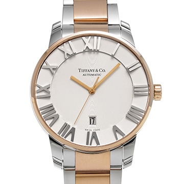 ティファニー アトラス ドーム Z1810.68.13A21A00A ホワイト メンズ 時計 【中古】【wristwatch】