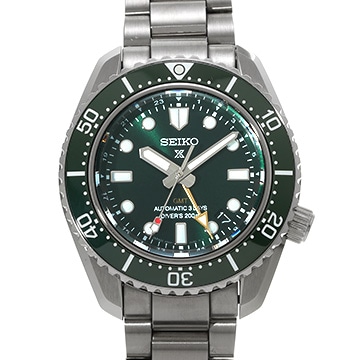 セイコー プロスペックス ダイバースキューバ 1968 メカニカルダイバーズ 現代デザイン GMT SBEJ009 グリーン メンズ 時計 【中古】【wristwatch】