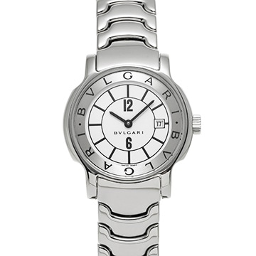 ブルガリ ソロテンポ ST29S ホワイト ユニセックス 時計 【中古】【wristwatch】