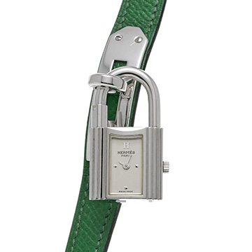 エルメス ケリーウォッチ KE1.210 シルバー レディース 時計 【中古】【wristwatch】
