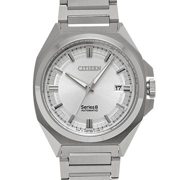 シチズン シリーズエイト メカニカル NB6010-81A シルバー メンズ 時計 【中古】【wristwatch】