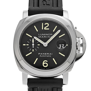 パネライ ルミノールマリーナ オートマティック PAM00104 ブラック メンズ 時計 【中古】【wristwatch】