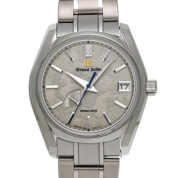 グランドセイコー ヘリテージコレクション スプリングドライブ SBGA445 ライトグレー メンズ 時計 【中古】【wristwatch】