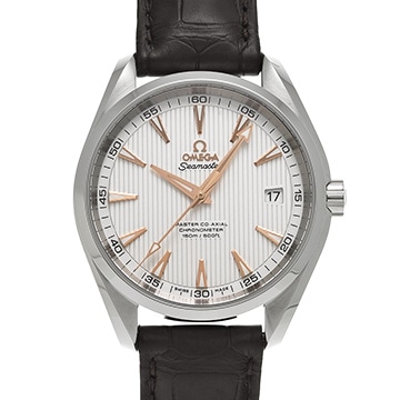 オメガ シーマスター アクアテラ コーアクシャル デイデイト 231.13.42.21.02.003 シルバー メンズ 時計 【中古】【wristwatch】