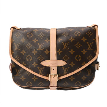 ルイ ヴィトン モノグラム ソミュール 30 ブラウン M40710 モノグラムキャンバス レディース バッグ 【中古】【bag】