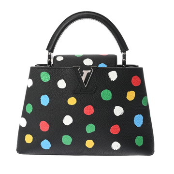 ルイ ヴィトン LVXYK カプシーヌ MM 2WAY ペインティッドドット 草間彌生 ブラック/マルチカラー M21663 トリヨンレザー レディース バッグ 【中古】【bag】