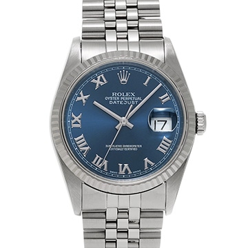 ロレックス デイトジャスト 16234 ブルー メンズ 時計 【中古】【wristwatch】