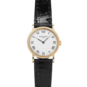 パテック フィリップ カラトラバ 4809J-001 ホワイト レディース 時計 【中古】【wristwatch】