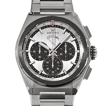 ゼニス デファイ エル・プリメロ 21 95.9005.9004/01.M9000 シルバー/ブラック メンズ 時計 【中古】【wristwatch】