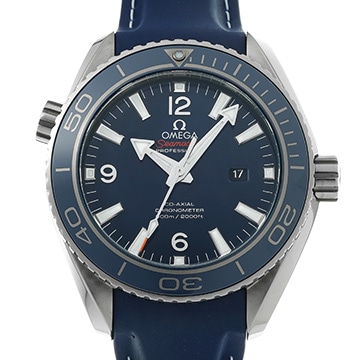オメガ シーマスター プラネットオーシャン 600 コーアクシャル 232.92.38.20.03.001 ブルー ユニセックス 時計 【中古】【wristwatch】