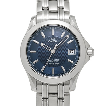 オメガ シーマスター 120 2501.81 ブルー メンズ 時計 【中古】【wristwatch】
