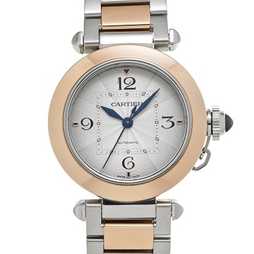 カルティエ パシャ ドゥ カルティエ 35mm W2PA0008 シルバー ユニセックス 時計 【中古】【wristwatch】