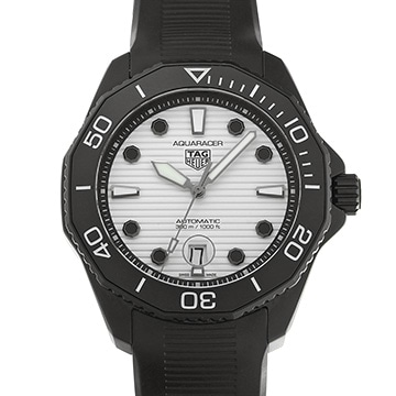 タグ ホイヤー アクアレーサー プロフェッショナル 300 キャリバー5 WBP201D.FT6197 ホワイト メンズ 時計 【中古】【wristwatch】