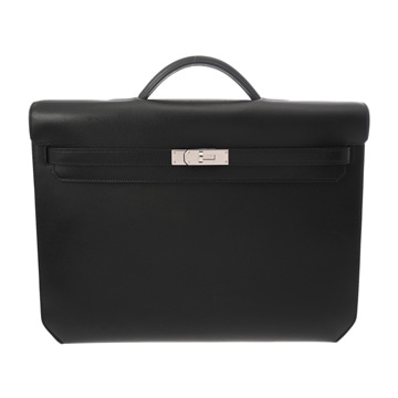 エルメス ケリーデペッシュ 36 ブラック エヴァーグレイン メンズ バッグ 【中古】【bag】