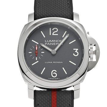 パネライ ルミノール トレ ジョルニ ロッサ PAM01653 グレー メンズ 時計 【中古】【wristwatch】