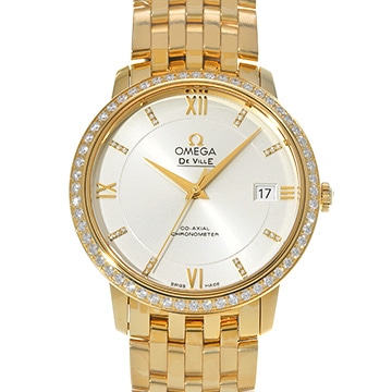 オメガ デ・ヴィル プレステージ 424.55.37.20.52.002 シルバー/ダイヤモンド メンズ 時計 【新品】【wristwatch】