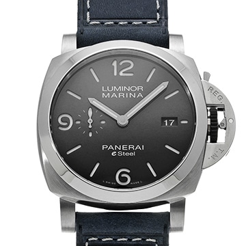 パネライ ルミノールマリーナ eスチール グリジオ ロッチャ PAM01358 グレー・グラデーション メンズ 時計 【中古】【wristwatch】