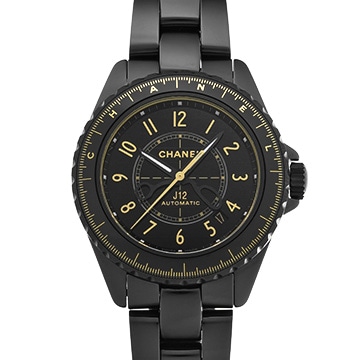 シャネル J12 クチュール 38MM H9762 ブラック メンズ 時計 【中古】【wristwatch】