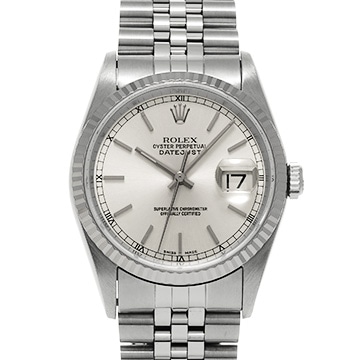 ロレックス デイトジャスト 16234 シルバー メンズ 時計 【中古】【wristwatch】