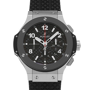 ウブロ ビッグバン スチール セラミック 301.SB.131.RX ブラックカーボン メンズ 時計 【中古】【wristwatch】