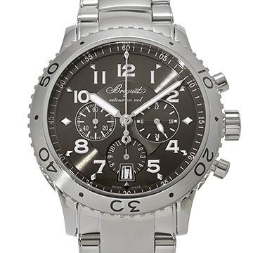 ブレゲ トランスアトランティック タイプXXI 3810ST/92/SZ9 グレー メンズ 時計 【中古】【wristwatch】