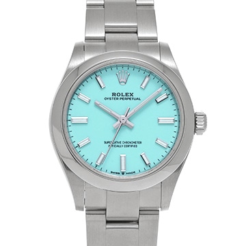 ロレックス オイスターパーペチュアル 31 277200 ターコイズブルー ユニセックス 時計 【中古】【wristwatch】