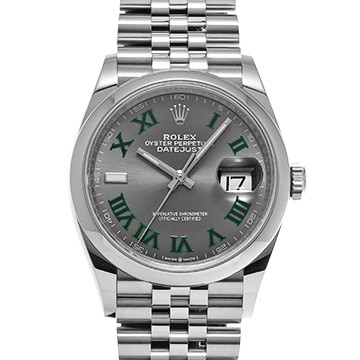 ロレックス デイトジャスト 36 126200 スレート メンズ 時計 【中古】【wristwatch】