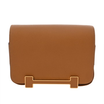 エルメス ゲタ キャラメル シェーブル レディース バッグ 【中古】【bag】