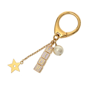 ディオール D-Dice  ゴールド V1638WOMRS_D307 メタル/レジンパール レディース 【中古】【other】