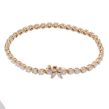 ティファニー ビクトリア ライン ブレスレット ゴールド K18イエローゴールド YG レディース ジュエリー 【中古】【jewelry】