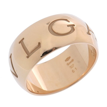 ブルガリ モノロゴリング #61 ゴールド K18イエローゴールド YG レディース ジュエリー 【中古】【jewelry】
