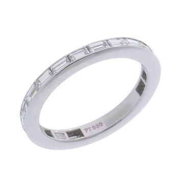 ハリー ウィンストン バゲットカット チャネルセット リング シルバー Pt950プラチナ レディース ジュエリー 【中古】【jewelry】