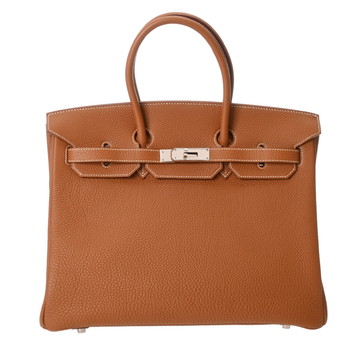 エルメス バーキン 35 ゴールド トゴ レディース バッグ 【中古】【bag】