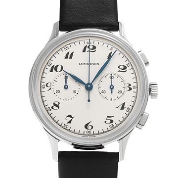 ロンジン ヘリテージ クラシック クロノグラフ 1946 L2.827.4.73.0 シルバー メンズ 時計 【中古】【wristwatch】