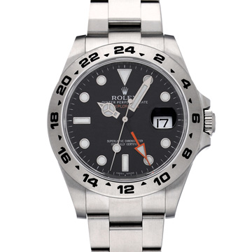 ロレックス エクスプローラーII 216570 ブラック メンズ 時計 【中古】【wristwatch】
