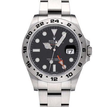 ロレックス エクスプローラーII 216570 ブラック メンズ 時計 【中古】【wristwatch】