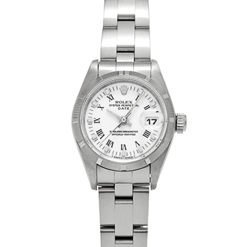 ロレックス オイスターパーペチュアル レディ 69190 ホワイト レディース 時計 【中古】【wristwatch】