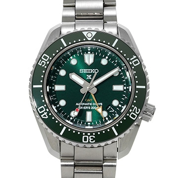 セイコー プロスペックス ダイバースキューバ 1968 メカニカルダイバーズ 現代デザイン GMT SBEJ009 グリーン メンズ 時計 【中古】【wristwatch】