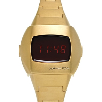 ハミルトン アメリカンクラシック PSR 74 H52314130 ブラック ユニセックス 時計 【中古】【wristwatch】