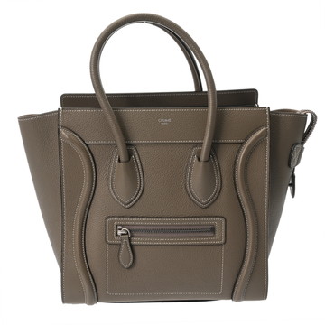 セリーヌ ラゲージ マイクロ スリ 189793DRU.09SO ドラムドカーフ レディース バッグ 【中古】【bag】