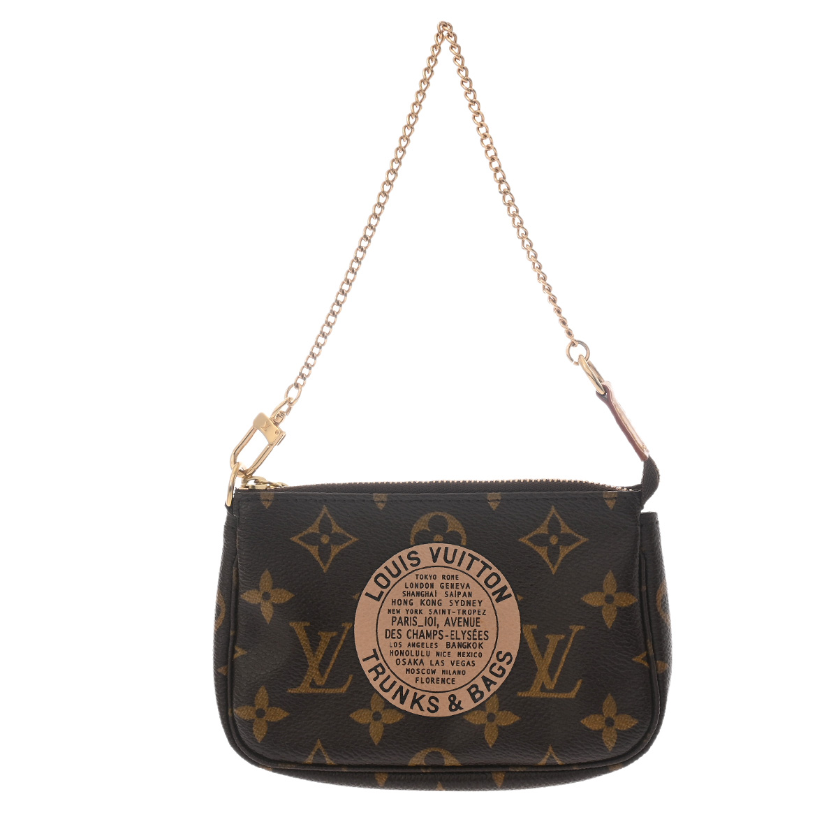 ルイ ヴィトン モノグラム ミニポシェットアクセソワール T&B ブラウン M60153 モノグラムキャンバス レディース 【中古】【bag】