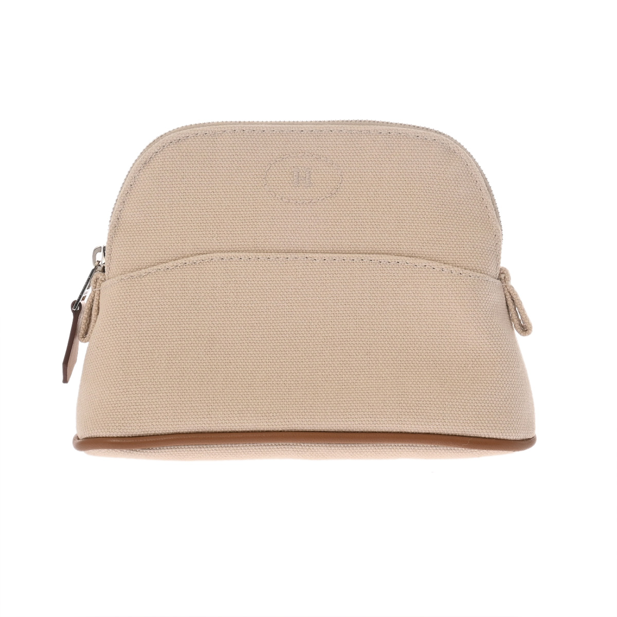 エルメス ボリード ポーチ ミニミニ ベージュ コットンキャンバス ユニセックス 【中古】【bag】