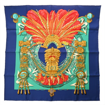 エルメス カレ 90 MEXIQUE マルチカラー シルク100％ レディース 【中古】【other】