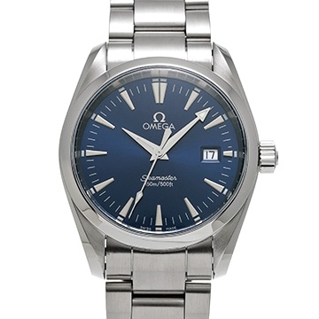 オメガ シーマスター アクアテラ クォーツ 2518.80 ブルー メンズ 時計 【中古】【wristwatch】