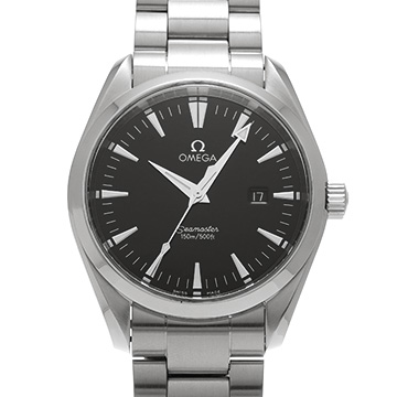 オメガ シーマスター アクアテラ クォーツ 2517.50 ブラック メンズ 時計 【中古】【wristwatch】