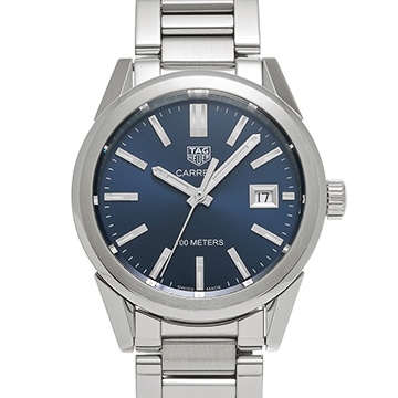 タグ ホイヤー カレラ クォーツ WBG1310.BA0758 ブルー メンズ 時計 【中古】【wristwatch】