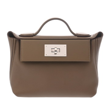 エルメス 24/24 MINI エトゥープ エバーカラー レディース バッグ 【未使用】【bag】