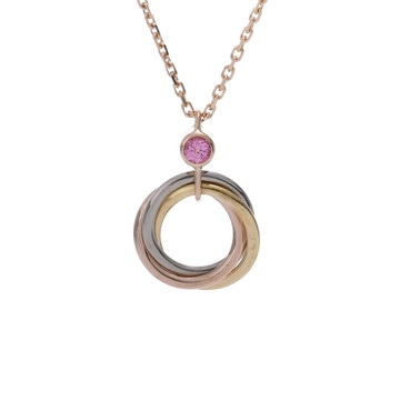 カルティエ ベビートリニティ ネックレス ゴールド K18ピンクゴールド PG/K18ホワイトゴールド WG/K18イエローゴールド レディース ジュエリー 【中古】【jewelry】