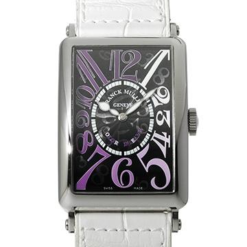 フランクミュラー ロングアイランド 1200GRADATION ブラック レディース 時計 【中古】【wristwatch】